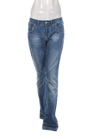Damskie jeansy Friendtex, Rozmiar L, Kolor Niebieski, Cena 94,99 zł, #136637486
