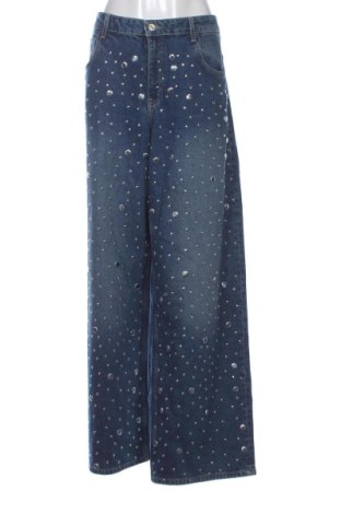 Blugi de femei Mango, Mărime L, Culoare Albastru, Preț 104,26 Lei, #136826815