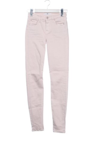 Damen Jeans 7 For All Mankind, Größe XXS, Farbe Rosa, Preis 14,00 €, #136817459