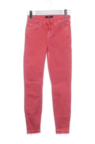 Damen Jeans 7 For All Mankind, Größe XXS, Farbe Rosa, Preis 14,00 €, #136817577