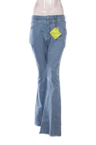 Blugi de femei Even&Odd, Mărime L, Culoare Albastru, Preț 124,99 Lei, #136878760