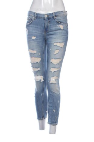 Damskie jeansy Zara, Rozmiar M, Kolor Niebieski, Cena 85,52 zł, #136887813