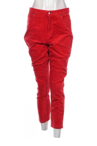 Damen Cordhose Monki, Größe M, Farbe Rot, Preis 8,00 €, #136913813
