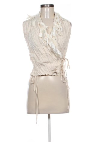 Damenweste Unbranded, Größe S, Farbe Ecru, Preis 21,87 €, #136903336