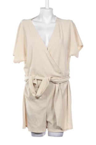 Дамски къс гащеризон H&M, Размер L, Цвят Бежов, Цена 12,78 €, #136827262