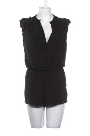 Damski krótki kombinezon Bershka, Rozmiar M, Kolor Czarny, Cena 64,30 zł, #136862364