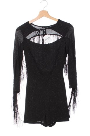 Women's short jumpsuit Bershka, Μέγεθος XS, Χρώμα Μαύρο, Τιμή 17,46 €, #136905654