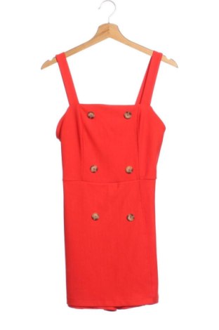 Kurzer Damenoverall Bershka, Größe XS, Farbe Rot, Preis 10,00 €, #136929258