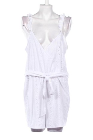 Salopetă scurtă de damă Unbranded, Mărime L, Culoare Alb, Preț 88,99 Lei, #136911191
