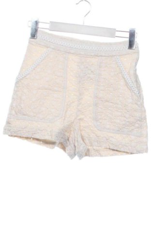 Дамски къс панталон Zara, Размер XS, Цвят Екрю, Цена 14,00 €, #136834407