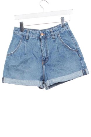 Pantaloni scurți de femei Bershka, Mărime XS, Culoare Albastru, Preț 67,77 Lei, #136847425