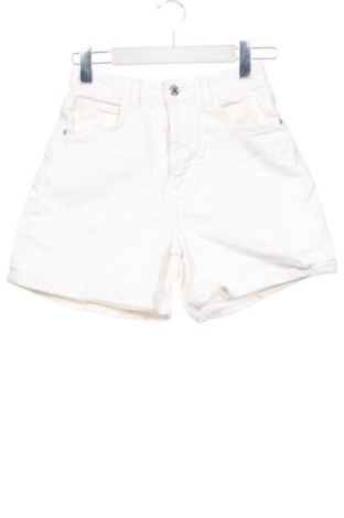 Pantaloni scurți de femei Zara, Mărime XS, Culoare Alb, Preț 62,56 Lei, #136861052