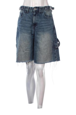 Дамски къс панталон Bershka, Размер M, Цвят Син, Цена 9,38 €, #136863020