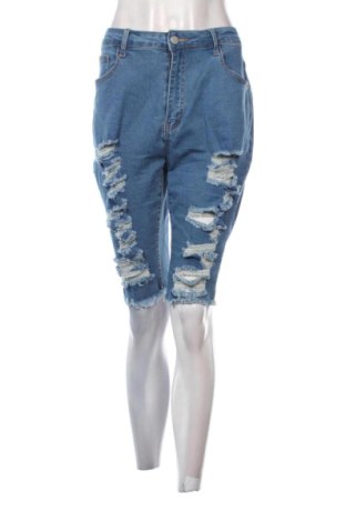 Pantaloni scurți de femei SHEIN, Mărime L, Culoare Albastru, Preț 46,92 Lei, #136895453