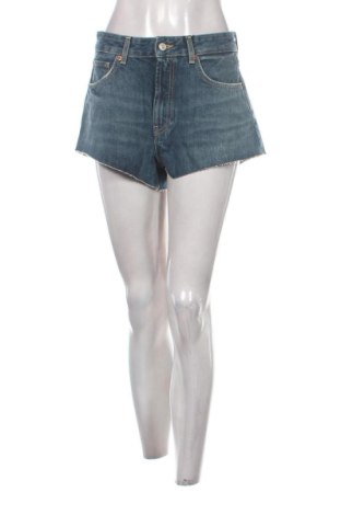Pantaloni scurți de femei Zara, Mărime M, Culoare Albastru, Preț 113,96 Lei, #136914694