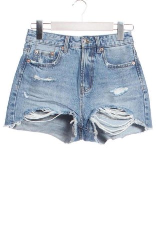 Pantaloni scurți de femei Stradivarius, Mărime XS, Culoare Albastru, Preț 52,13 Lei, #136924727