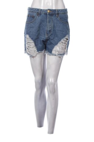 Pantaloni scurți de femei Boohoo, Mărime M, Culoare Albastru, Preț 48,99 Lei, #136927477