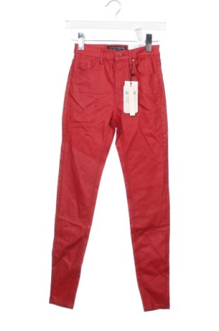 Pantaloni de femei Stradivarius, Mărime XS, Culoare Roșu, Preț 94,17 Lei, #136850907