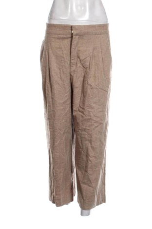 Damskie spodnie Zara, Rozmiar M, Kolor Beżowy, Cena 47,99 zł, #136861844