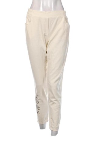 Damskie spodnie Unbranded, Rozmiar M, Kolor ecru, Cena 53,58 zł, #136880462