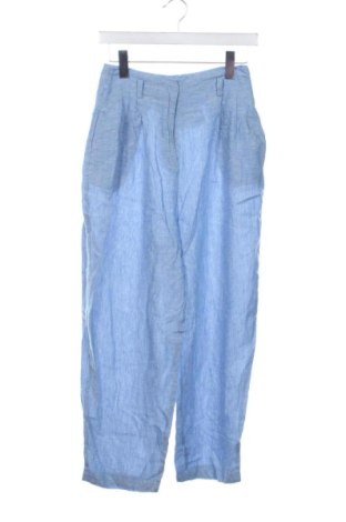 Damskie spodnie Zara, Rozmiar XS, Kolor Niebieski, Cena 75,02 zł, #136894422