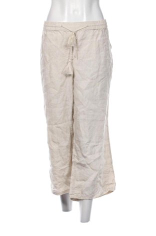 Damskie spodnie Ulla Popken, Rozmiar 3XL, Kolor ecru, Cena 105,99 zł, #136896911