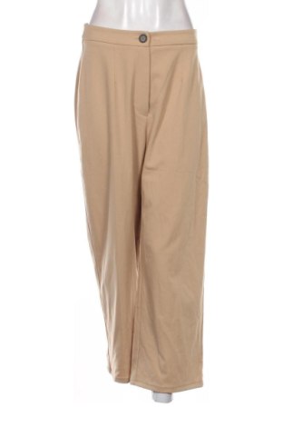 Damskie spodnie Bershka, Rozmiar M, Kolor Beżowy, Cena 62,70 zł, #136900219