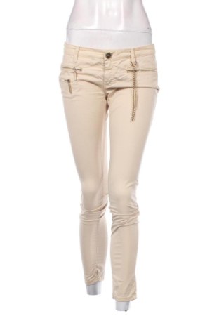 Damskie spodnie Elisabetta Franchi, Rozmiar M, Kolor Beżowy, Cena 361,81 zł, #136908551