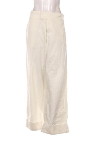 Damskie spodnie Pull&Bear, Rozmiar M, Kolor ecru, Cena 105,99 zł, #136945858