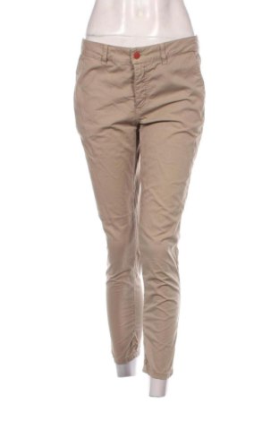 Pantaloni de femei Delmond, Mărime M, Culoare Bej, Preț 192,94 Lei, #136778647