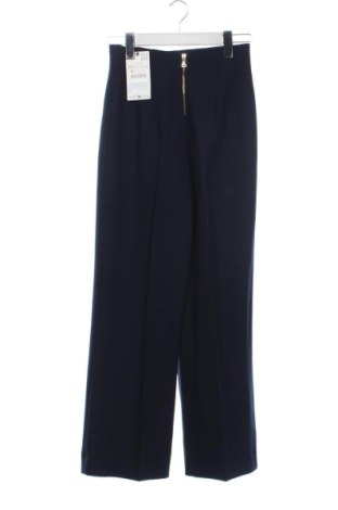 Damskie spodnie Zara, Rozmiar XXS, Kolor Niebieski, Cena 75,02 zł, #136952662