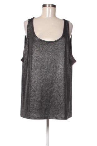 Γυναικείο αμάνικο μπλουζάκι Unbranded, Μέγεθος 4XL, Χρώμα Ασημί, Τιμή 9,99 €, #136913401