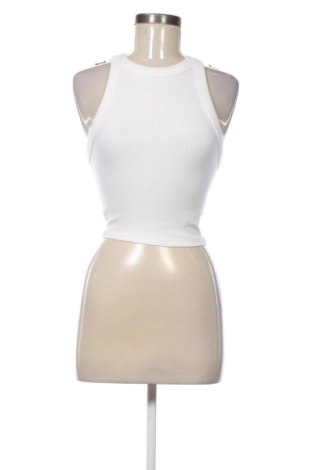 Tricou de damă Bershka, Mărime XXS, Culoare Alb, Preț 60,99 Lei, #136946390