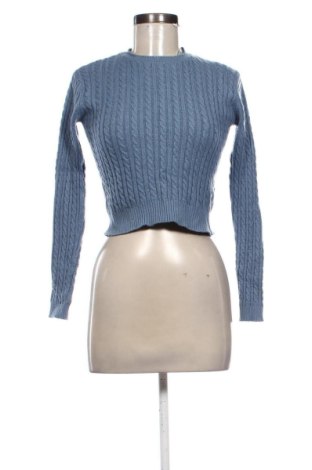 Pulover de femei Pull&Bear, Mărime M, Culoare Albastru, Preț 38,00 Lei, #136878126