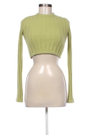 Damski sweter Bershka, Rozmiar S, Kolor Zielony, Cena 53,58 zł, #136894234