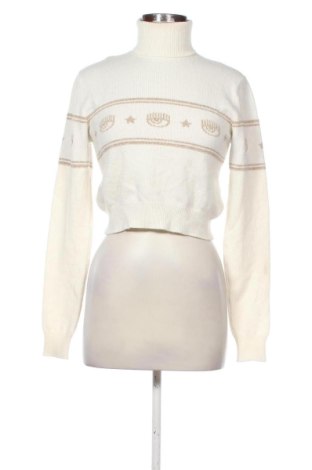 Damski sweter Chiara Ferragni, Rozmiar S, Kolor ecru, Cena 504,99 zł, #136920490