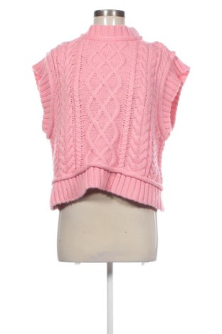 Дамски пуловер Zara, Размер L, Цвят Розов, Цена 13,00 €, #136874522