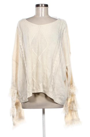 Damenpullover Unbranded, Größe L, Farbe Ecru, Preis 27,44 €, #136886625