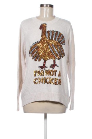 Damski sweter H&M, Rozmiar L, Kolor ecru, Cena 69,66 zł, #136893892