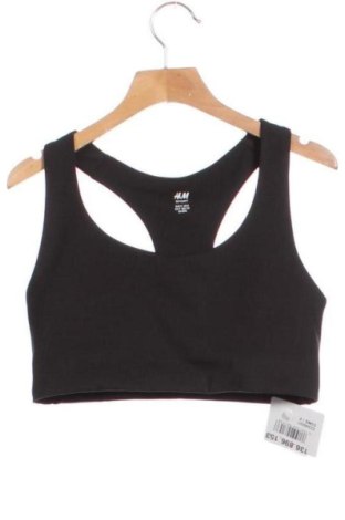 Damski sportowy top H&M, Rozmiar S, Kolor Czarny, Cena 42,87 zł, #136896153