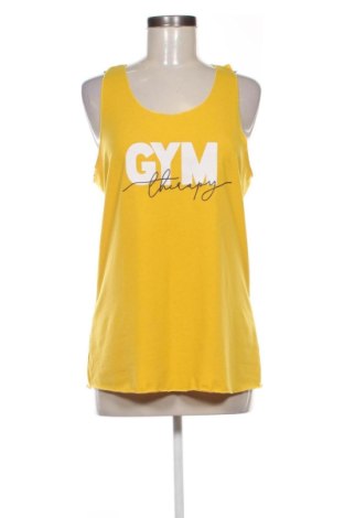 Damski sportowy top Unbranded, Rozmiar L, Kolor Żółty, Cena 32,15 zł, #136920756