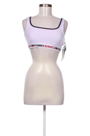 Damen Sporttop Tommy Jeans, Größe L, Farbe Lila, Preis 26,00 €, #136935917