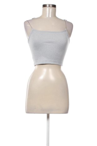 Damski top Stradivarius, Rozmiar S, Kolor Srebrzysty, Cena 69,66 zł, #136869421