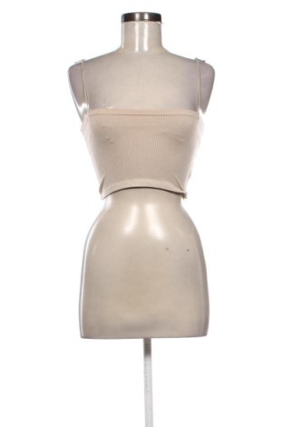 Дамски топ Pull&Bear, Размер XXS, Цвят Бежов, Цена 15,15 €, #136880745