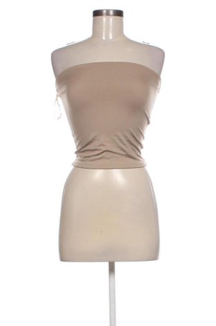 Damski top Sinsay, Rozmiar XS, Kolor Beżowy, Cena 32,15 zł, #136889794