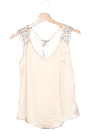 Top de femei H&M, Mărime S, Culoare Ecru, Preț 67,99 Lei, #136891805