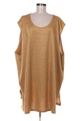 Γυναικείο τοπ Unbranded, Μέγεθος 5XL, Χρώμα Χρυσαφί, Τιμή 17,00 €, #136911603