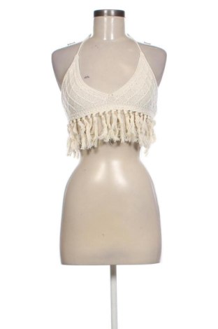 Damski top Pull&Bear, Rozmiar XS, Kolor ecru, Cena 105,99 zł, #136944379