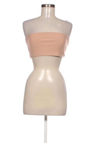 Top de femei Boohoo, Mărime XS, Culoare Bej, Preț 36,49 Lei, #136956411