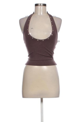 Damski top Bershka, Rozmiar S, Kolor Brązowy, Cena 105,99 zł, #136957905